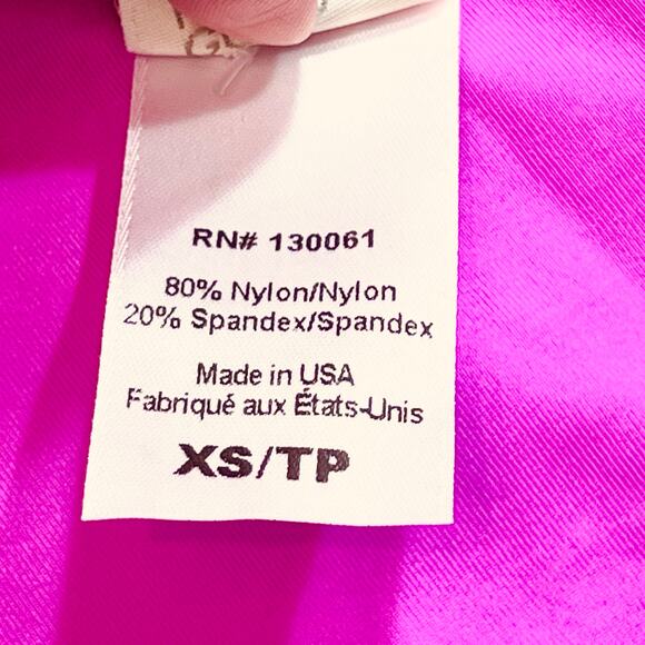 L Space Bikini Bottom Harrington Bitsy Size XS Bright Fuchsia Pink Swimwear New - Picture 8 of 8